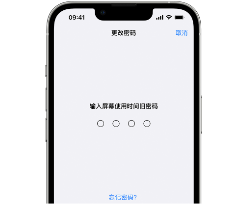 蚌埠iPhone屏幕维修分享iPhone屏幕使用时间密码忘记了怎么办 