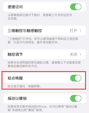 蚌埠苹果授权维修站分享iPhone轻点无法唤醒怎么办