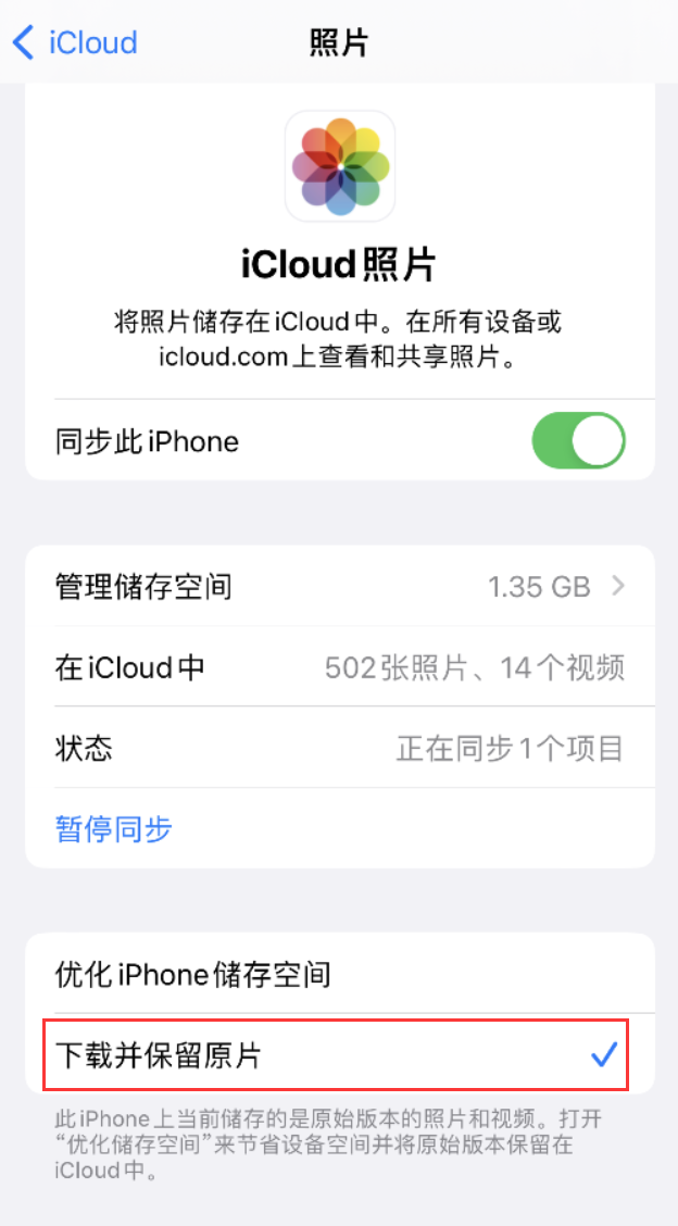 蚌埠苹果手机维修分享iPhone 无法加载高质量照片怎么办 