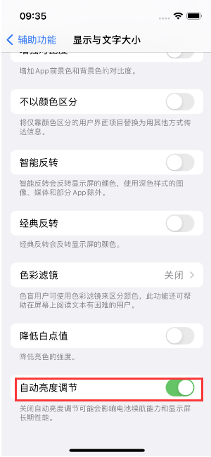 蚌埠苹果15维修店分享iPhone 15 Pro系列屏幕亮度 